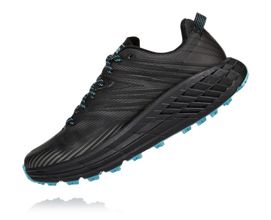 Hoka One One Trailove Tenisky Damske Čierne - Speedgoat 4 GORE-TEX - 91637-UEAN